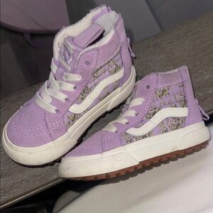 Vans Kids' Purple High-Top Sneakers